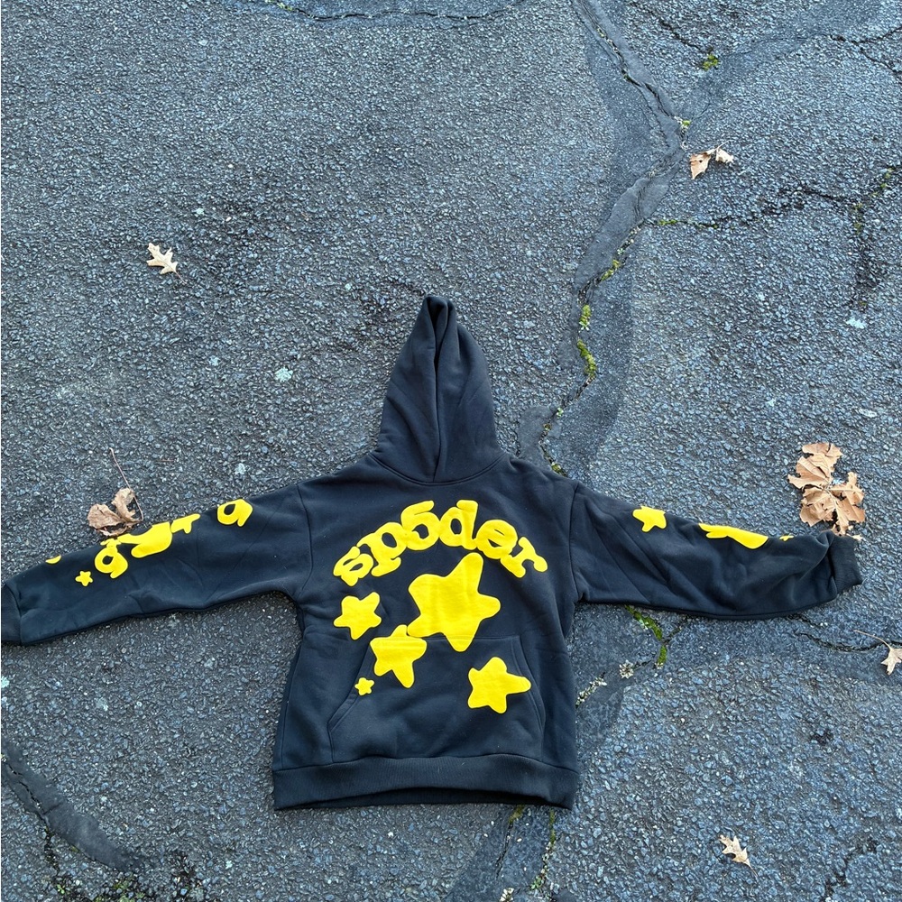 Spyder Kids Hoodie with Yellow Star Accents